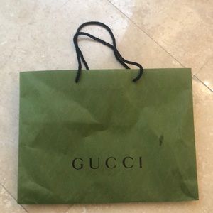 Green Gucci Large Shopping Bag